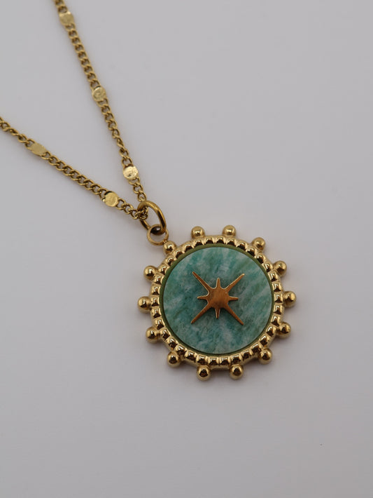 Jada Amazonite necklace — NOEVAH
