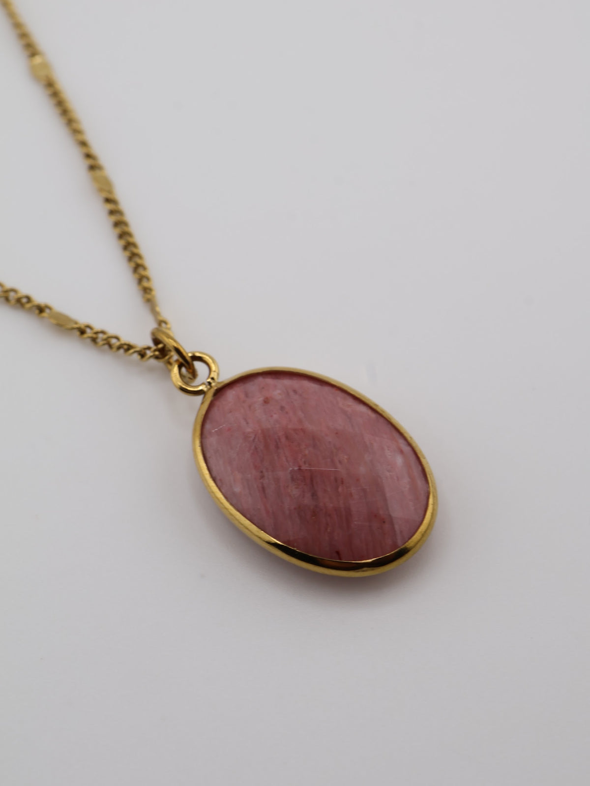 Terra Rhodochrosite necklace — NOEVAH