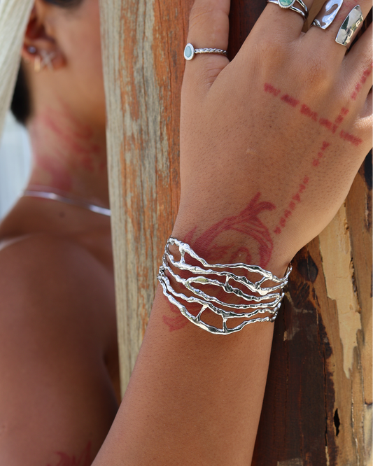 Azur Silver bracelet — stainless steel | NOEVAH