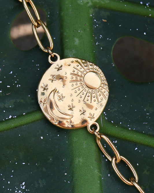 Lunaria Gold bracelet — stainless steel | NOEVAH
