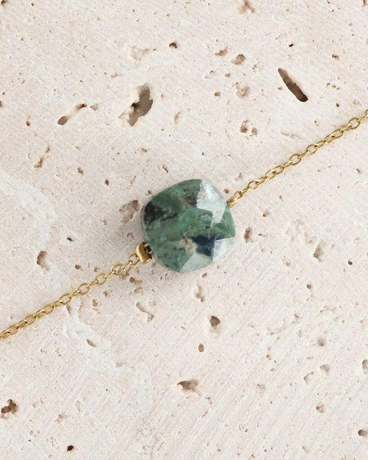 Rio African Turquoise bracelet — natural stone | NOEVAH
