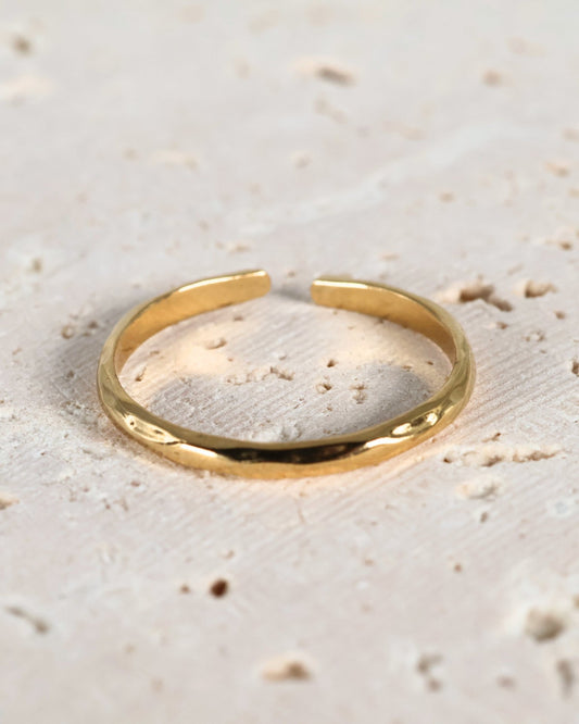 Alba Gold ring — stainless steel | NOEVAH
