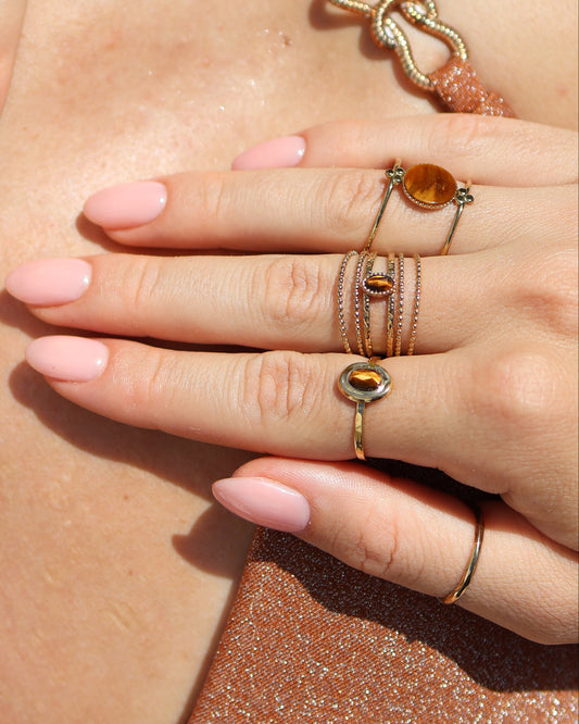 Amalya Ring | Tiger Eye