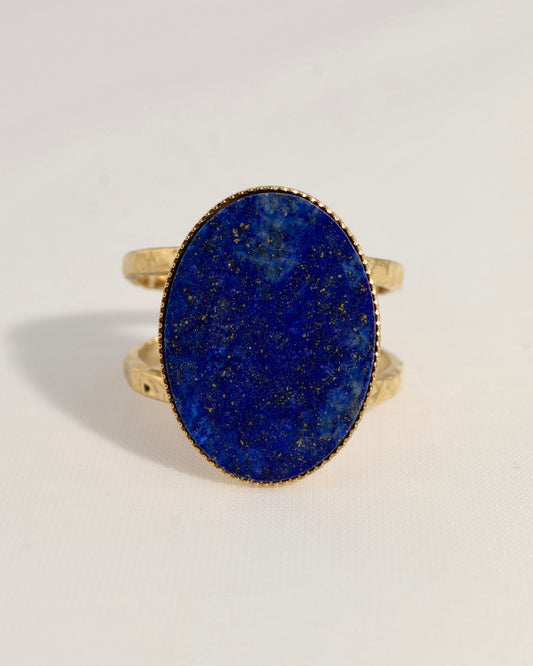 Hakone Lapis Lazuli ring — natural stone | NOEVAH
