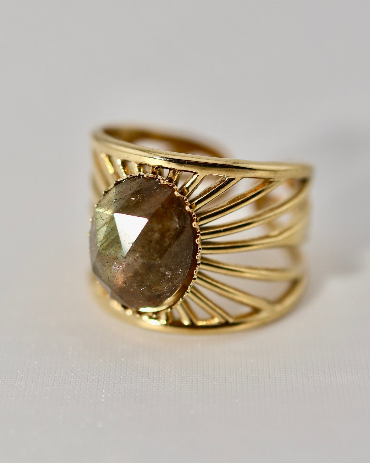 Bali Labradorite ring — natural stone | NOEVAH