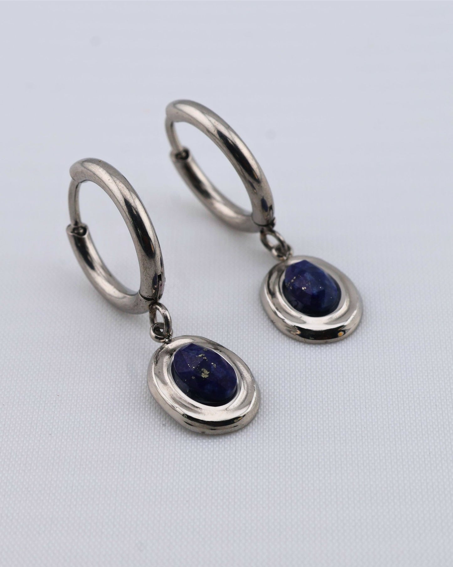 AMALYA Lapis Lazuli earrings — natural stone | NOEVAH