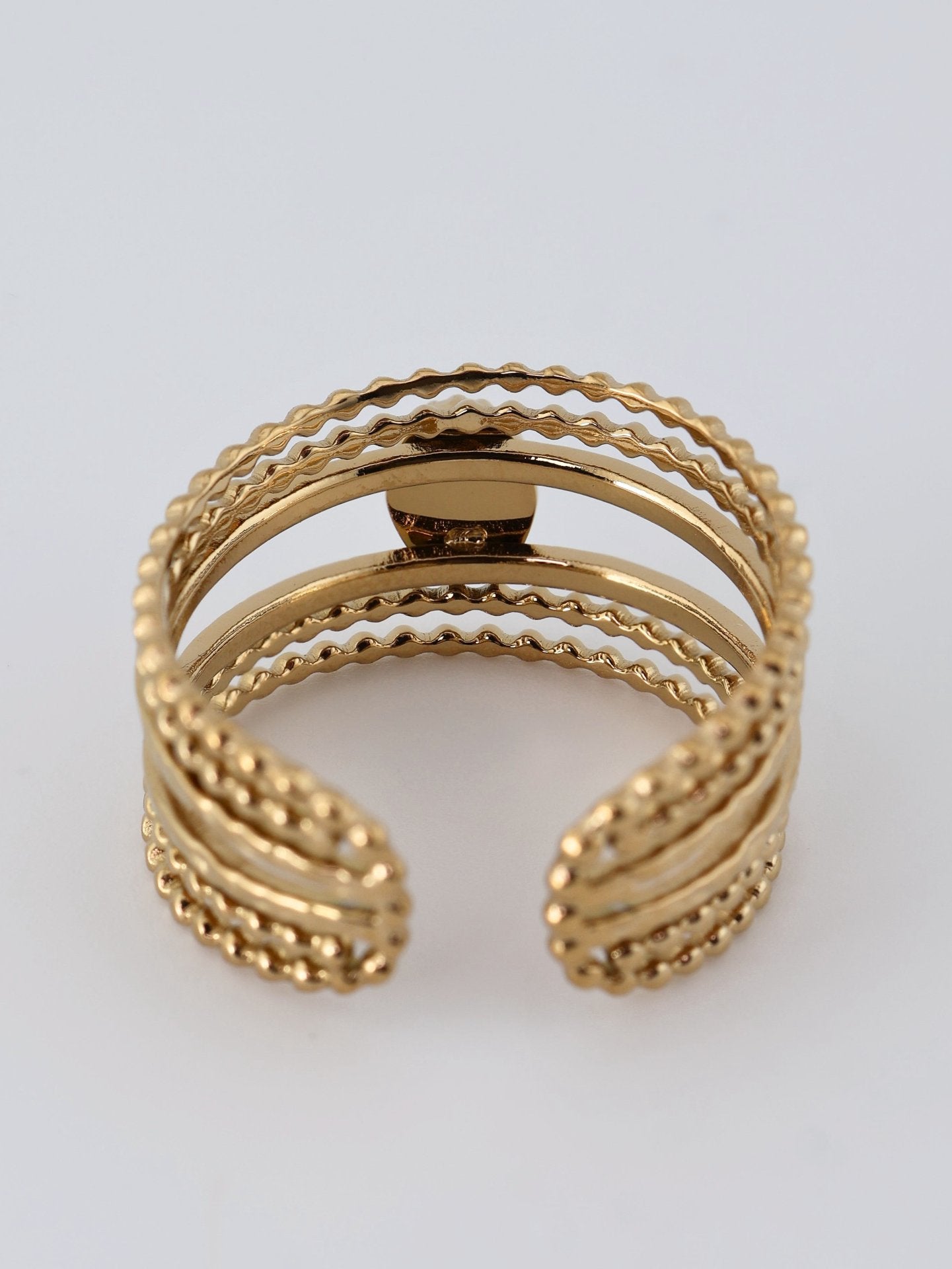Lagos Tiger Eye ring — natural stone | NOEVAH