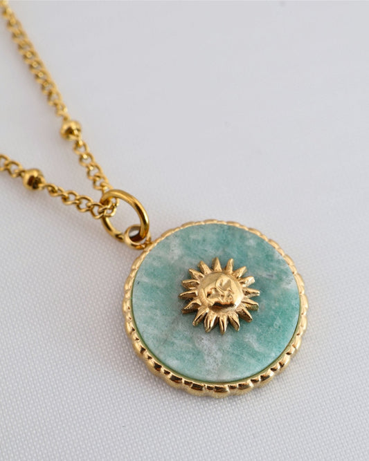 Malaga Amazonite necklace — natural stone | NOEVAH