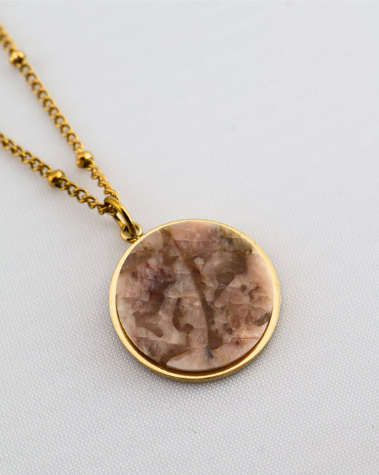 Juna Jasper necklace — natural stone | NOEVAH