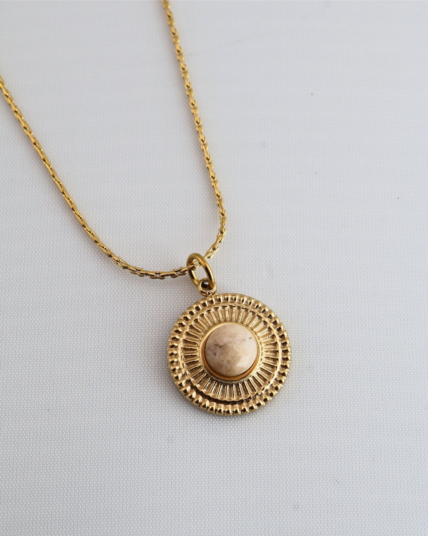 Camelia Jasper necklace — natural stone | NOEVAH