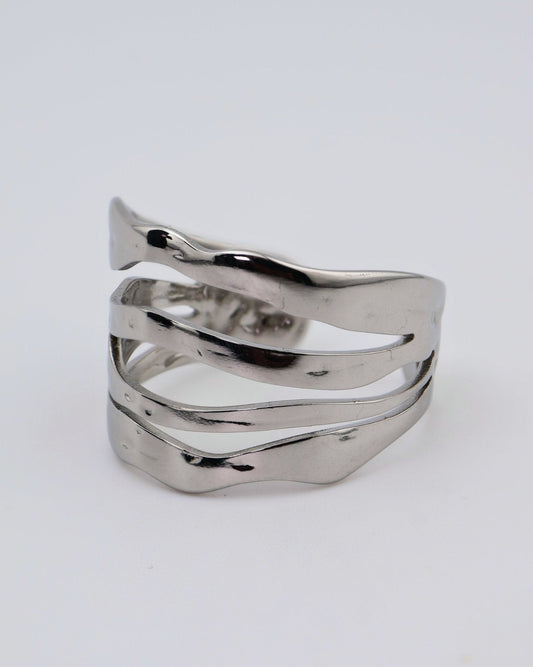 Amazonia Silver ring — stainless steel | NOEVAH