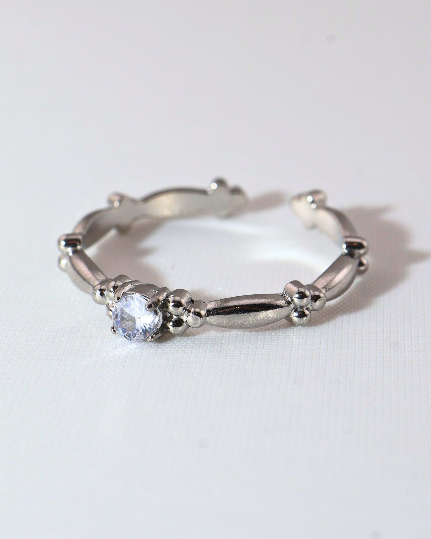 Zanzibar Silver ring — stainless steel | NOEVAH
