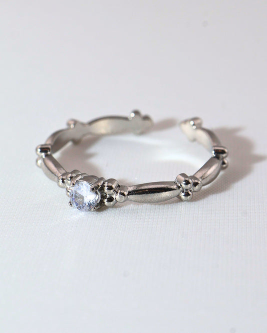 Zanzibar Silver ring — stainless steel | NOEVAH