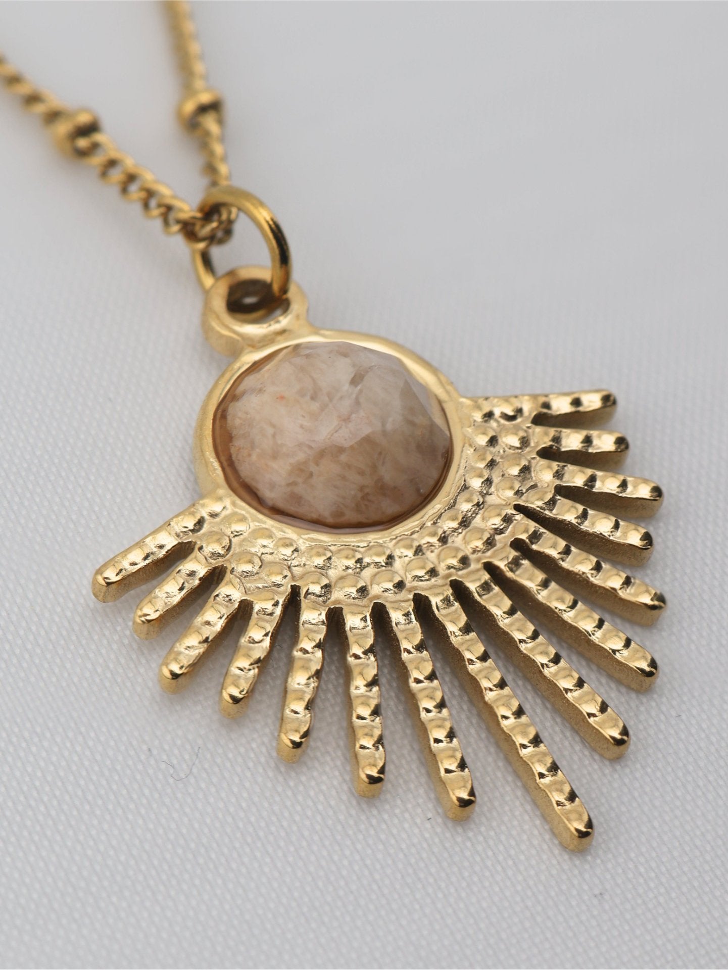 Mystic Jasper necklace — natural stone | NOEVAH