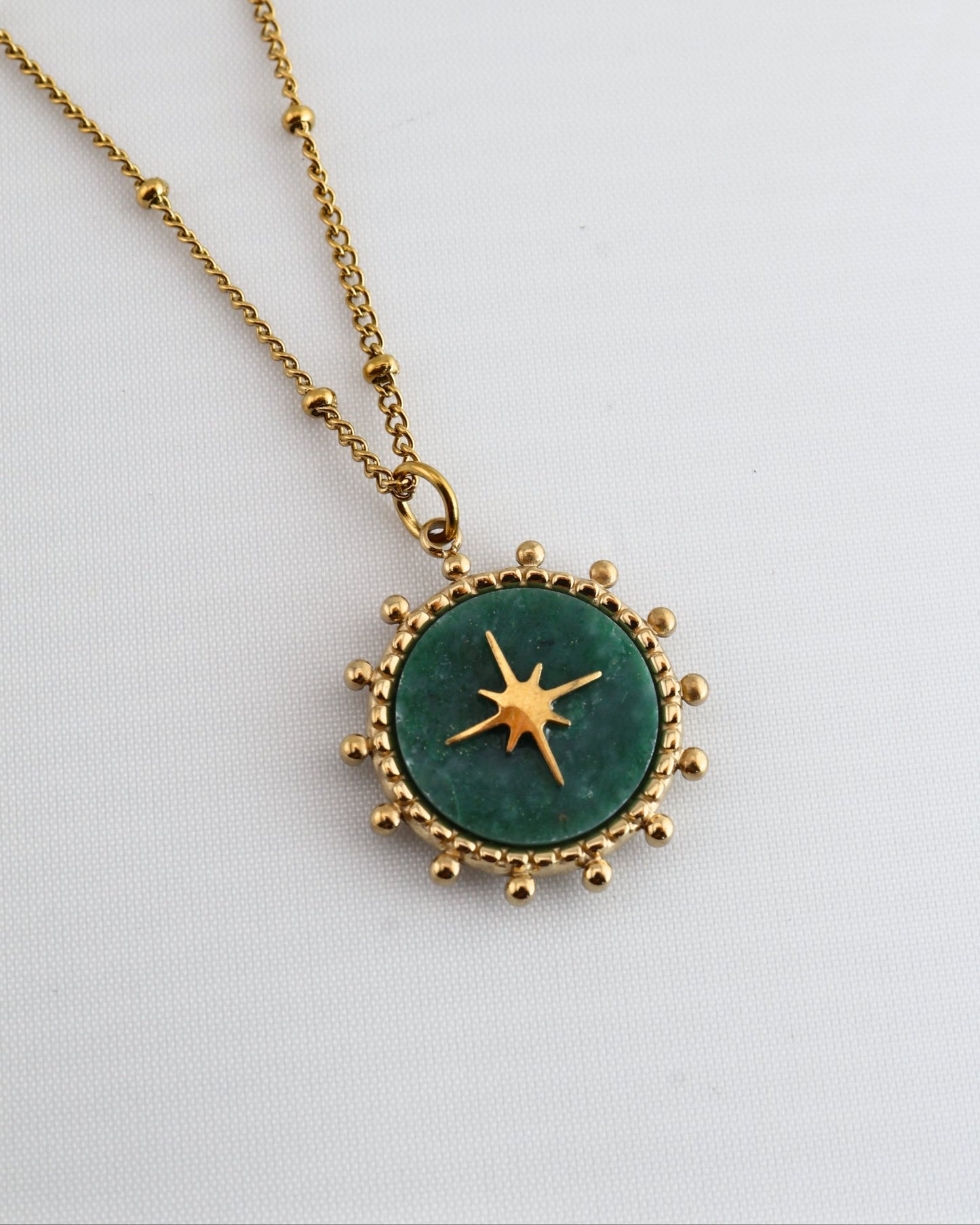 Jada African Jade necklace — natural stone | NOEVAH