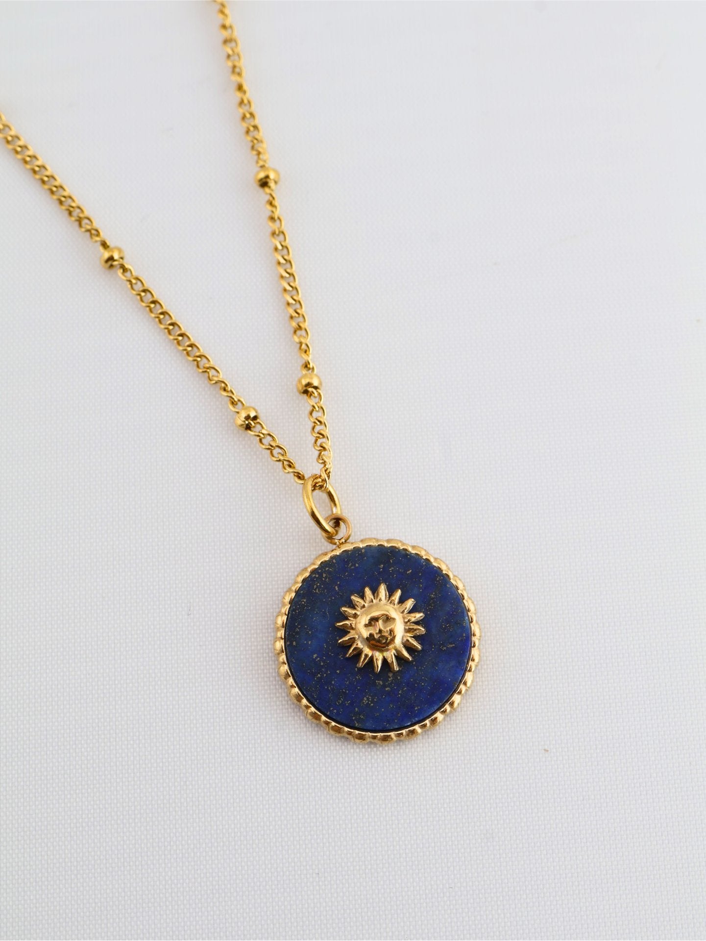 Malaga Lapis Lazuli necklace — natural stone | NOEVAH