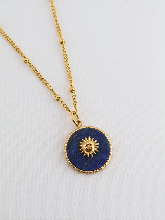 Malaga Lapis Lazuli necklace — natural stone | NOEVAH