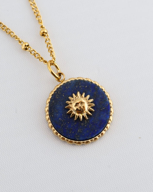 Malaga Lapis Lazuli necklace — natural stone | NOEVAH