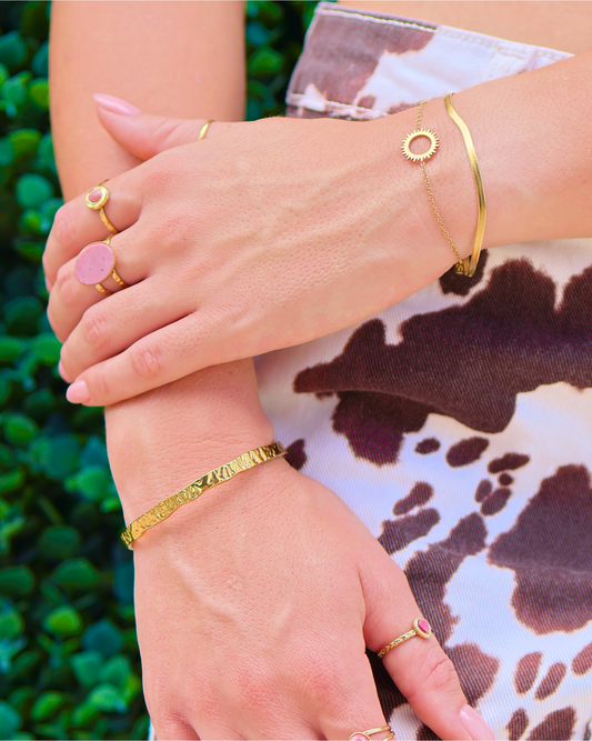 Mazaluna Gold bracelet — stainless steel | NOEVAH