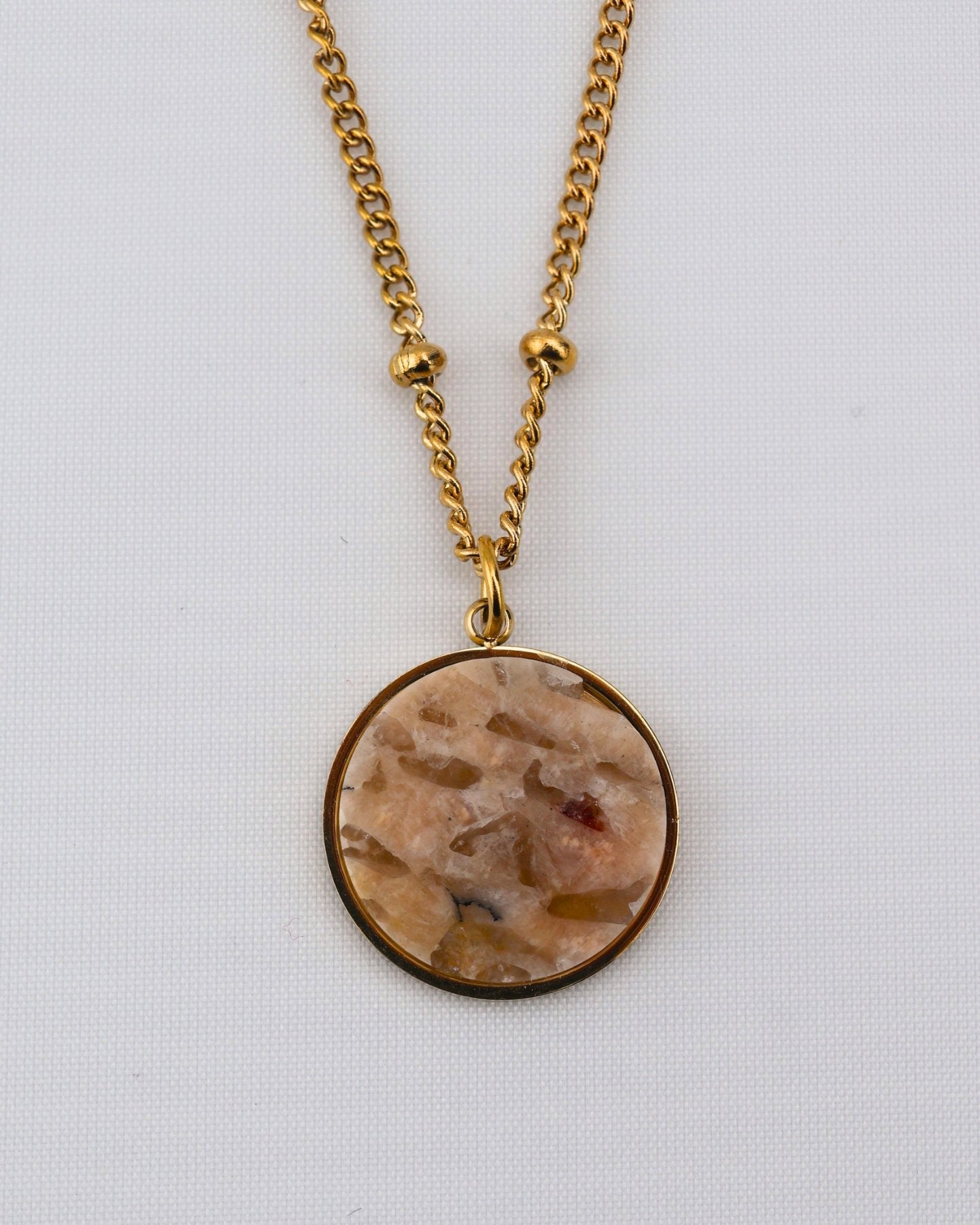 Juna Jasper necklace — natural stone | NOEVAH
