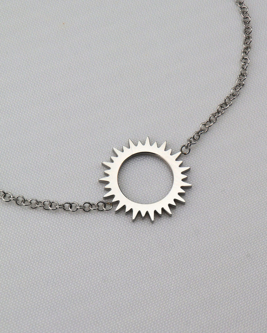 Mazaluna Silver bracelet — stainless steel | NOEVAH