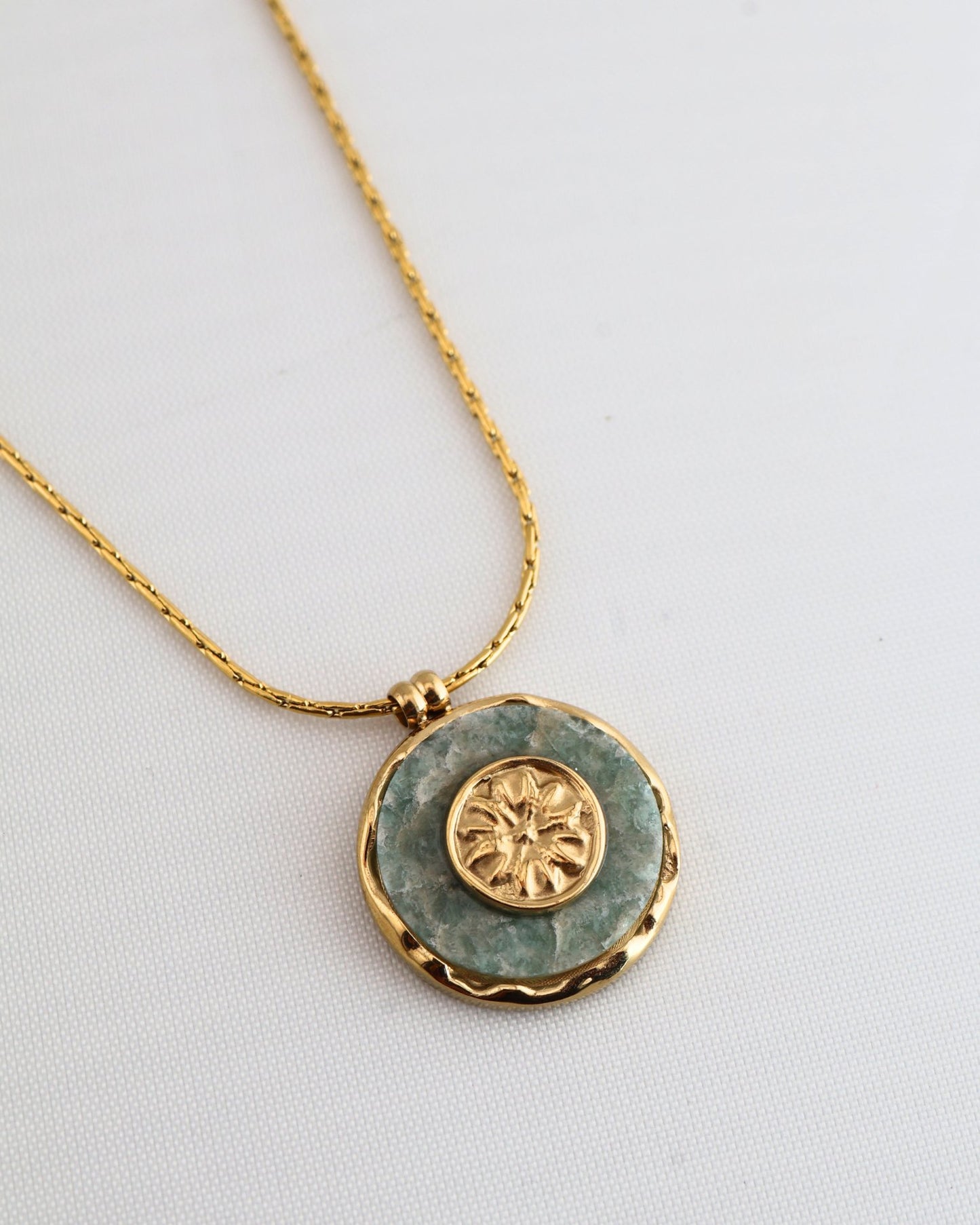 Baya Amazonite necklace — natural stone | NOEVAH