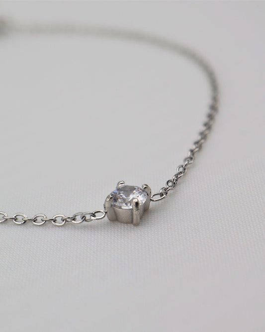Venitia Silver bracelet — stainless steel | NOEVAH