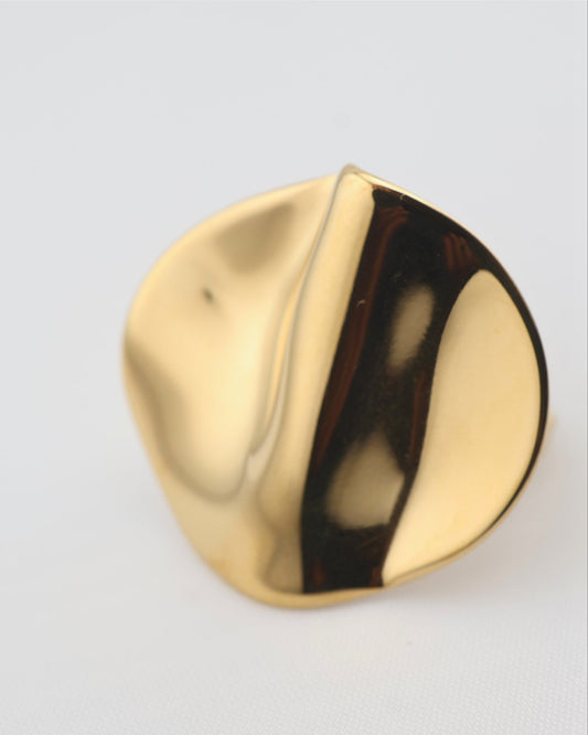 Wiam Gold ring — stainless steel | NOEVAH