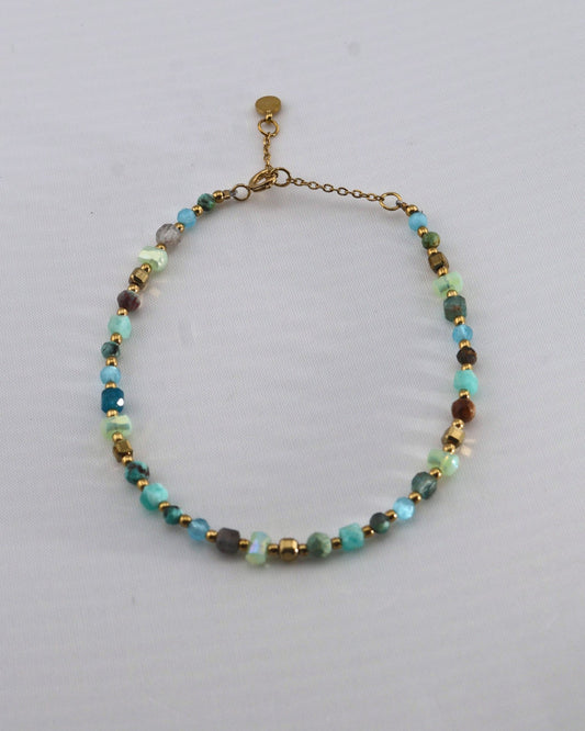 Leya Amazonite bracelet — natural stone | NOEVAH