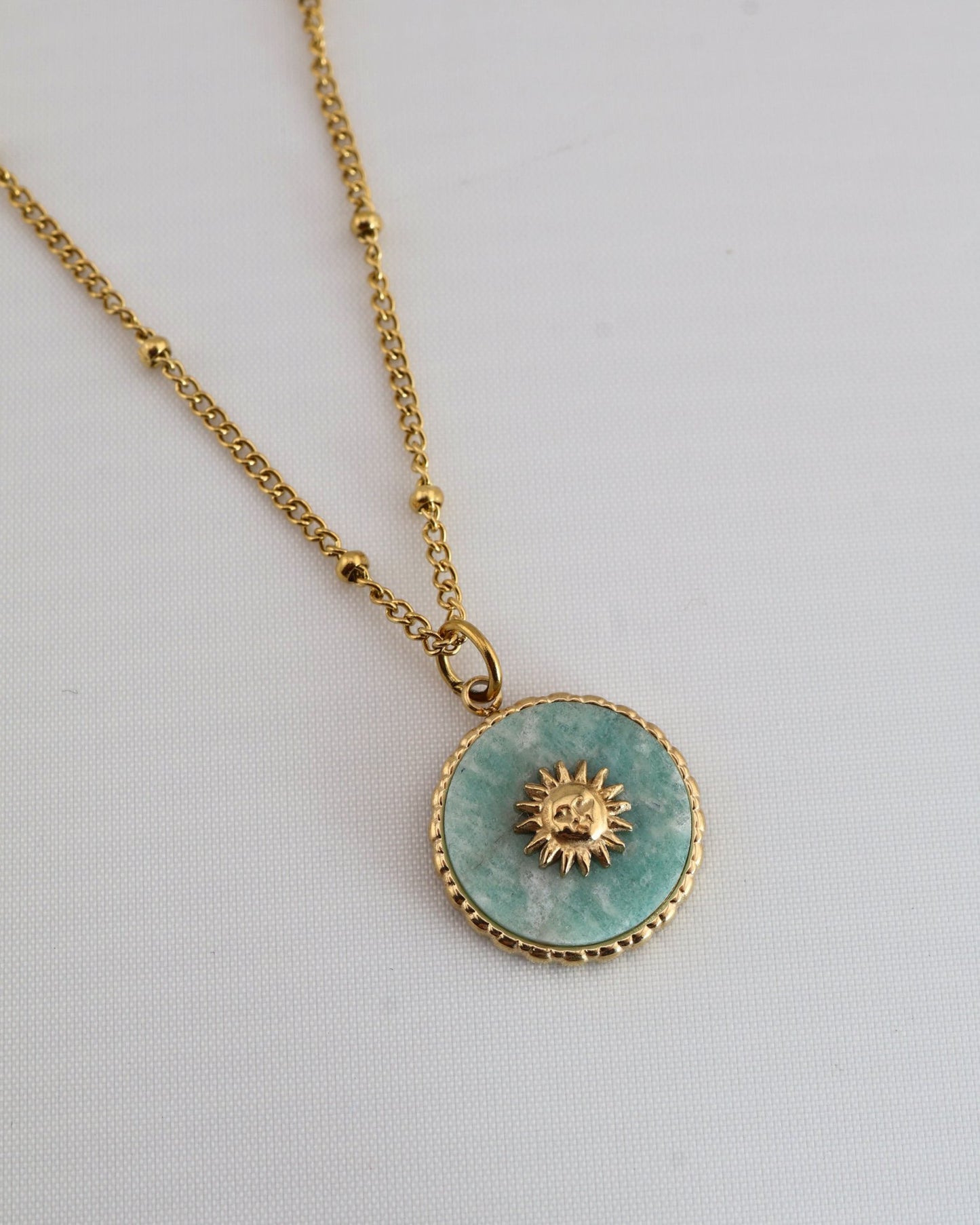 Malaga Amazonite necklace — natural stone | NOEVAH