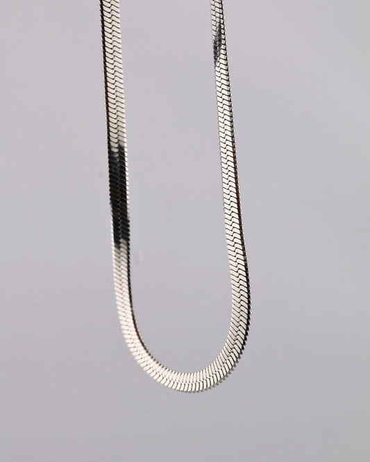 Quisara Silver necklace — stainless steel | NOEVAH