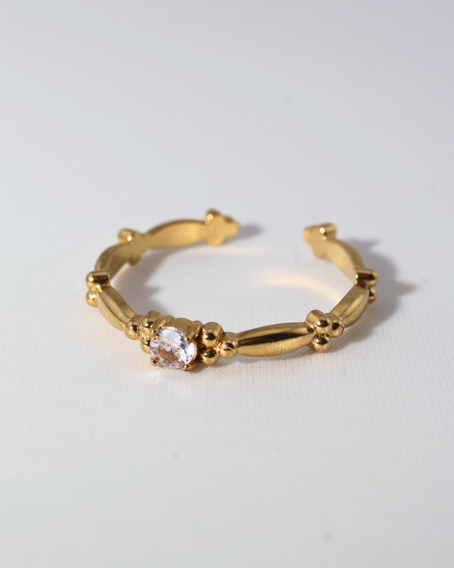 Zanzibar Gold ring — stainless steel | NOEVAH
