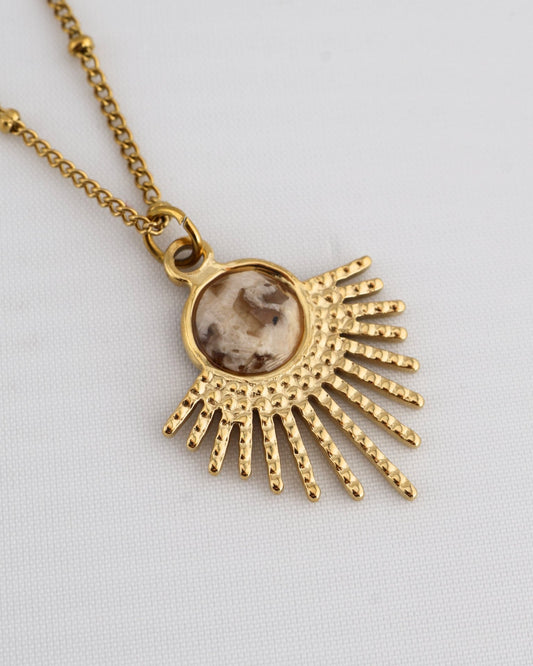 Mystic Jasper necklace — natural stone | NOEVAH