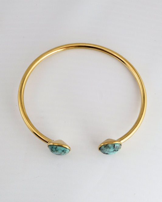 Bora African Turquoise bracelet — natural stone | NOEVAH