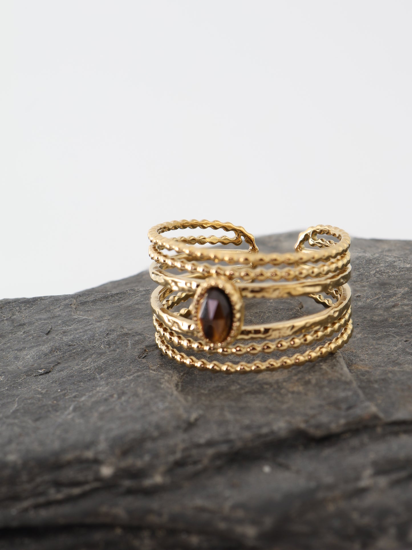 Lagos Tiger Eye Ring