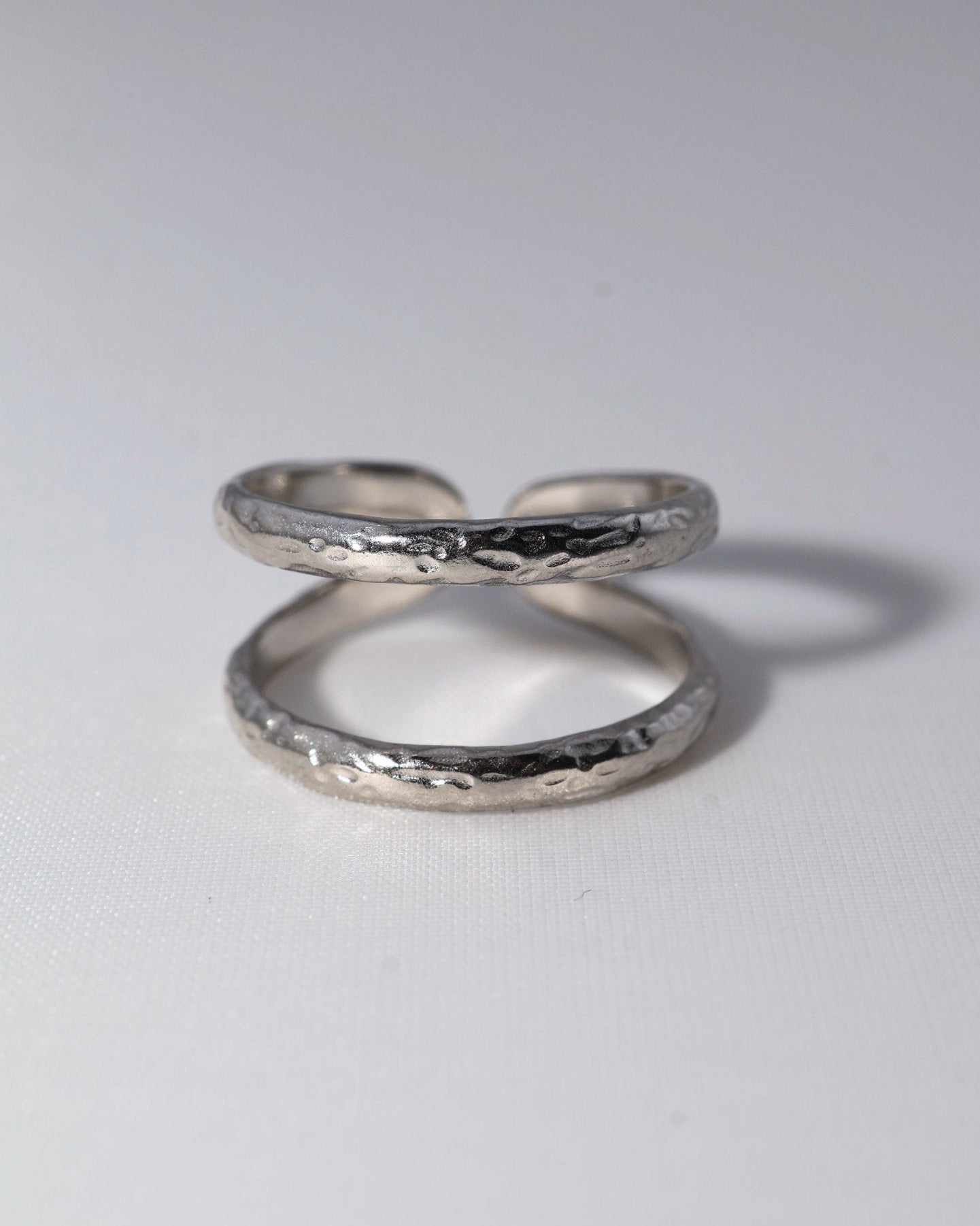Petra Silver ring — stainless steel | NOEVAH