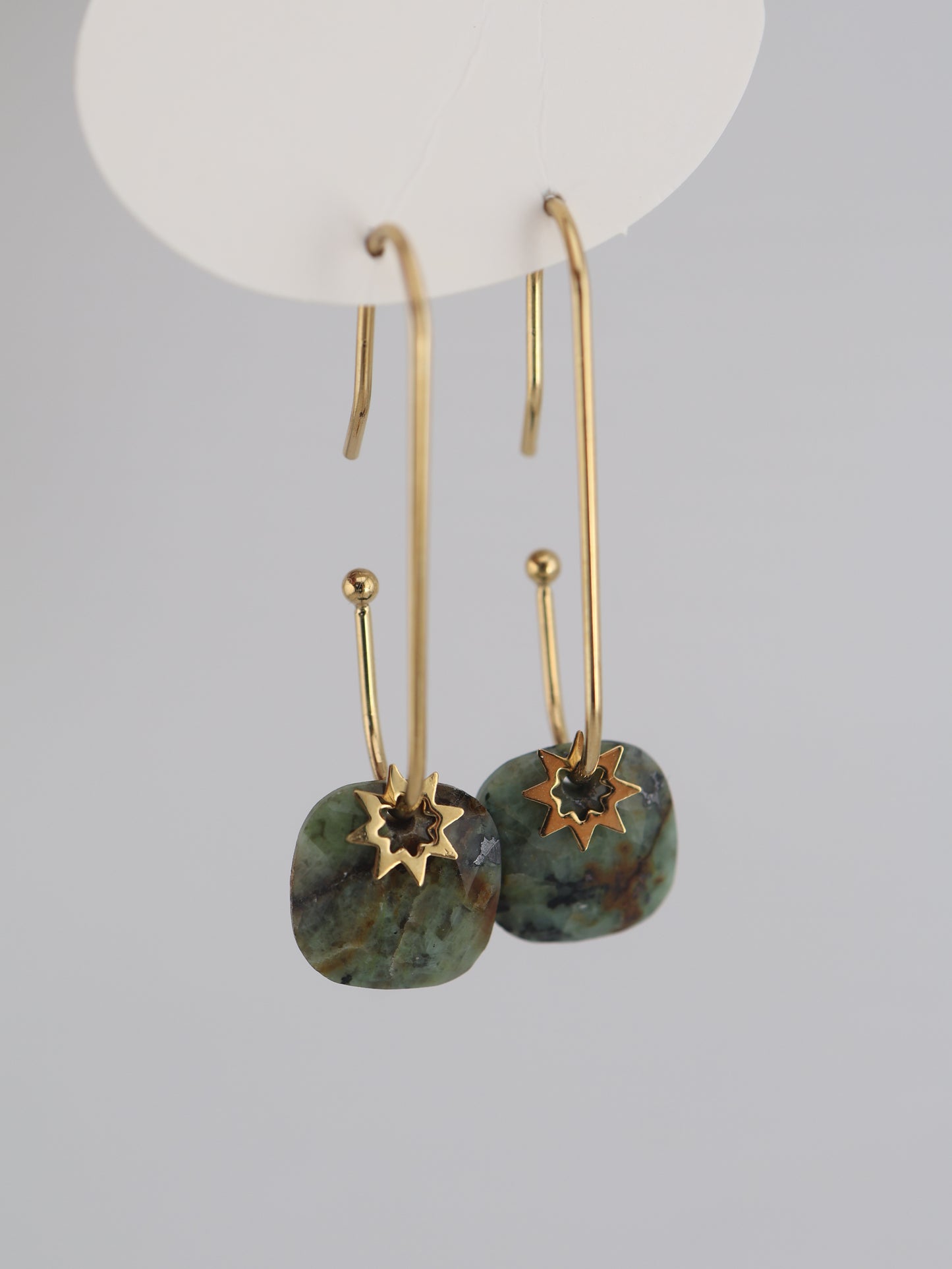 Boucles d'oreilles VIOLETTE pierre naturelle NOEVAH