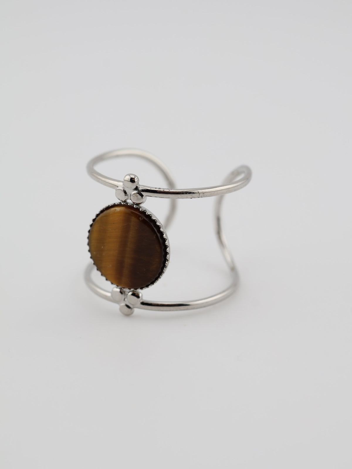 Amalfi Tiger Eye Silver
