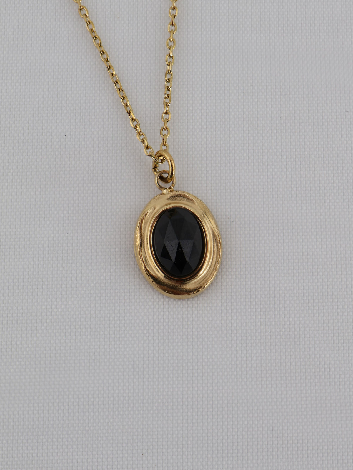 Amalya Necklace Black Agate