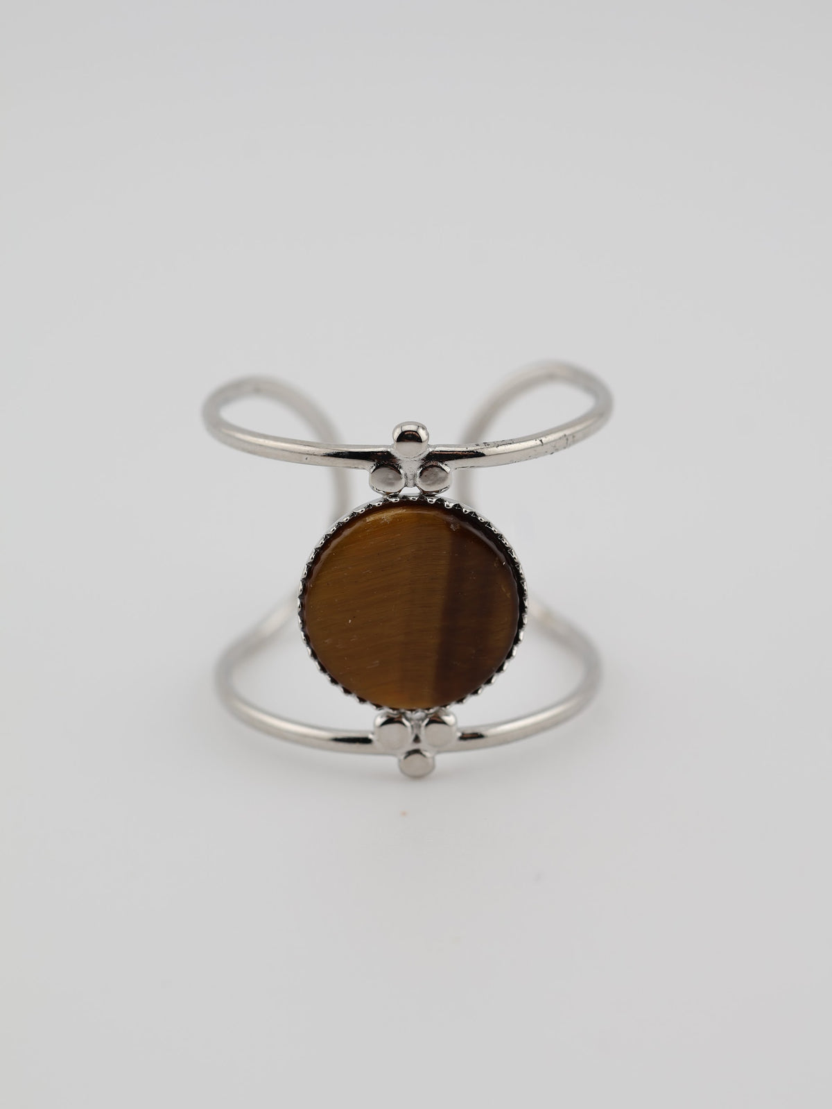Amalfi Tiger Eye Silver