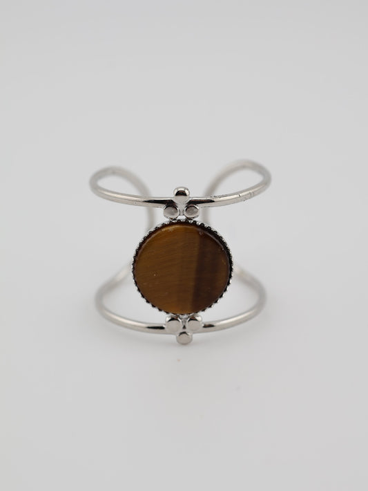 Amalfi Tiger Eye Silver