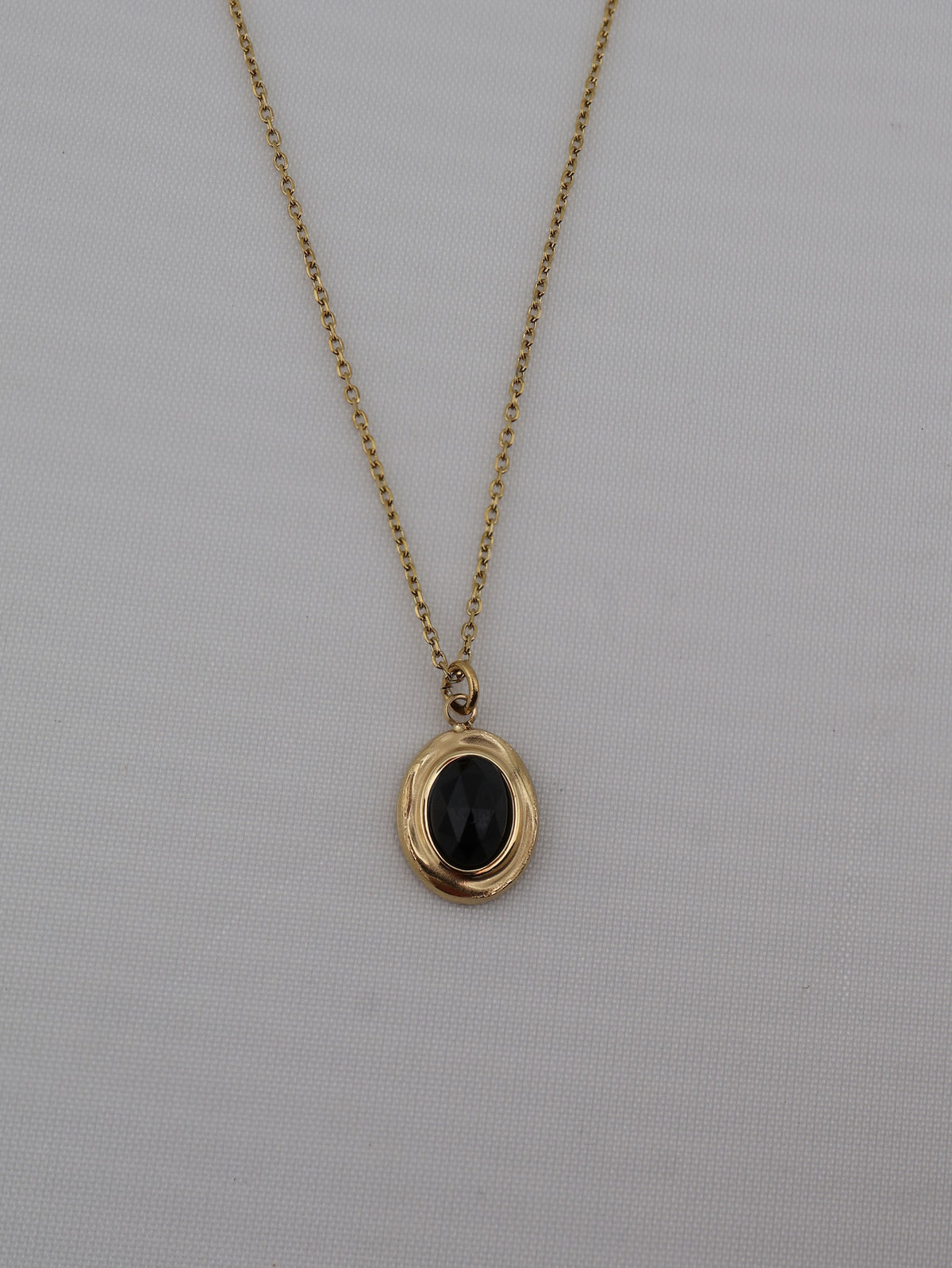 Amalya Necklace Black Agate