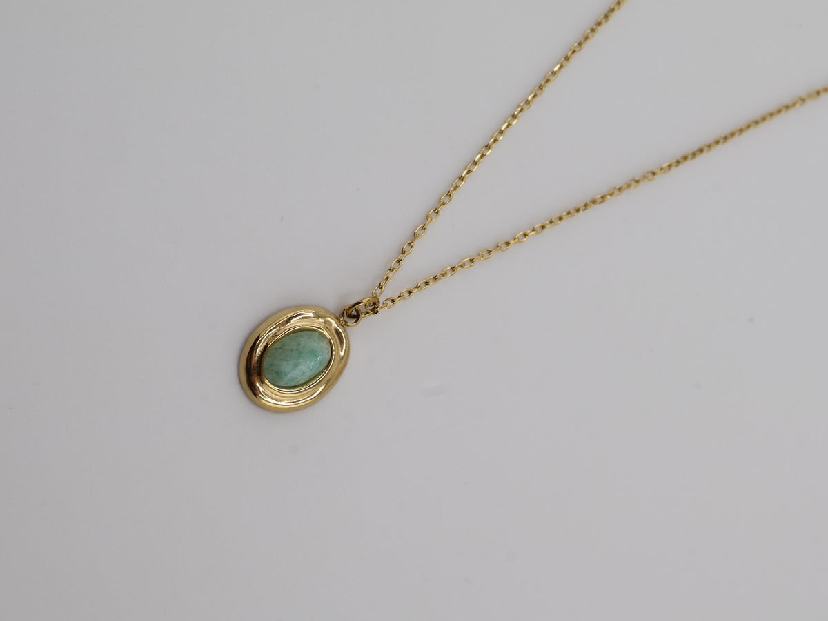 Amalya Necklace Amazonite necklace — NOEVAH