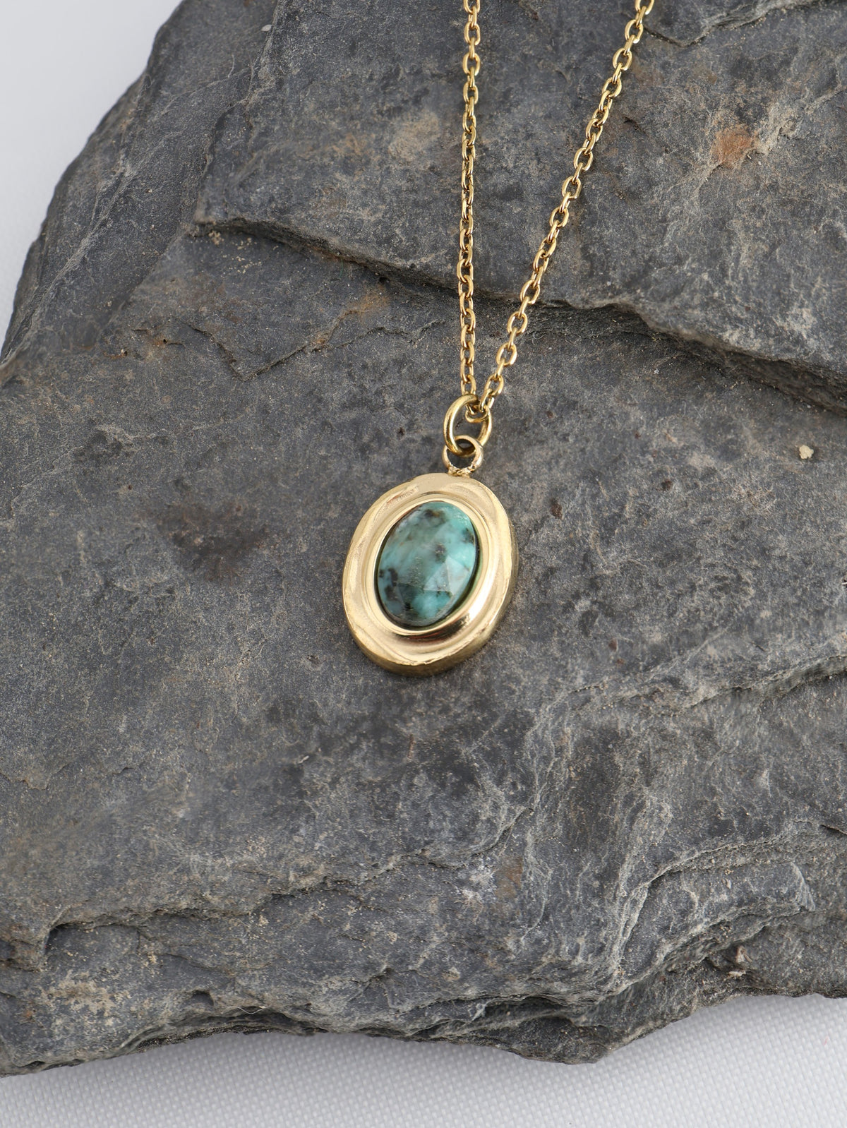 Amalya Necklace African Turquoise