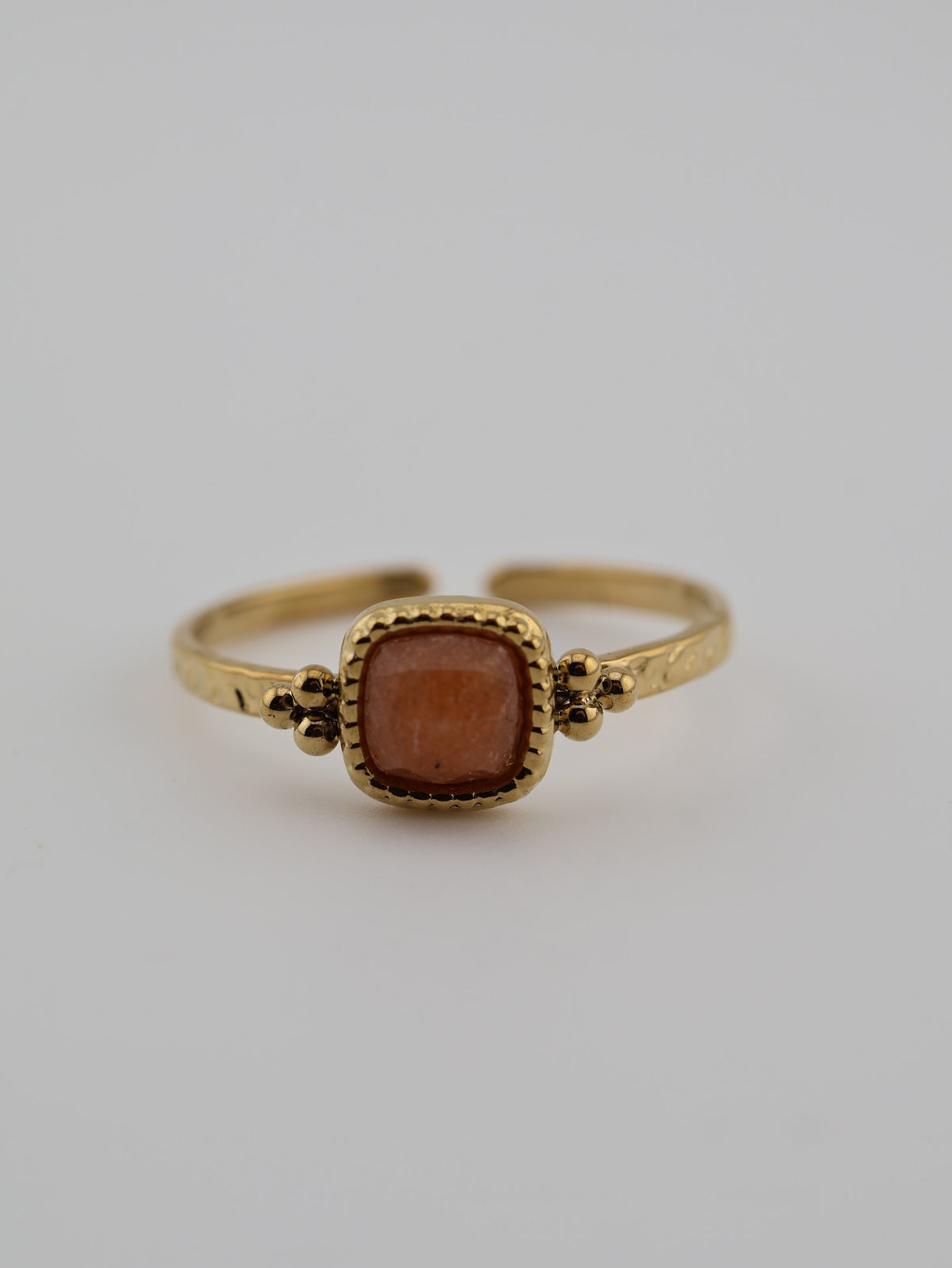 Belize Ring Orange Aventurine — NOEVAH