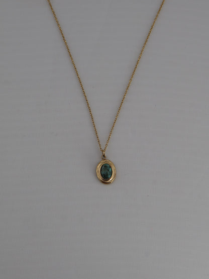 Amalya Necklace African Turquoise