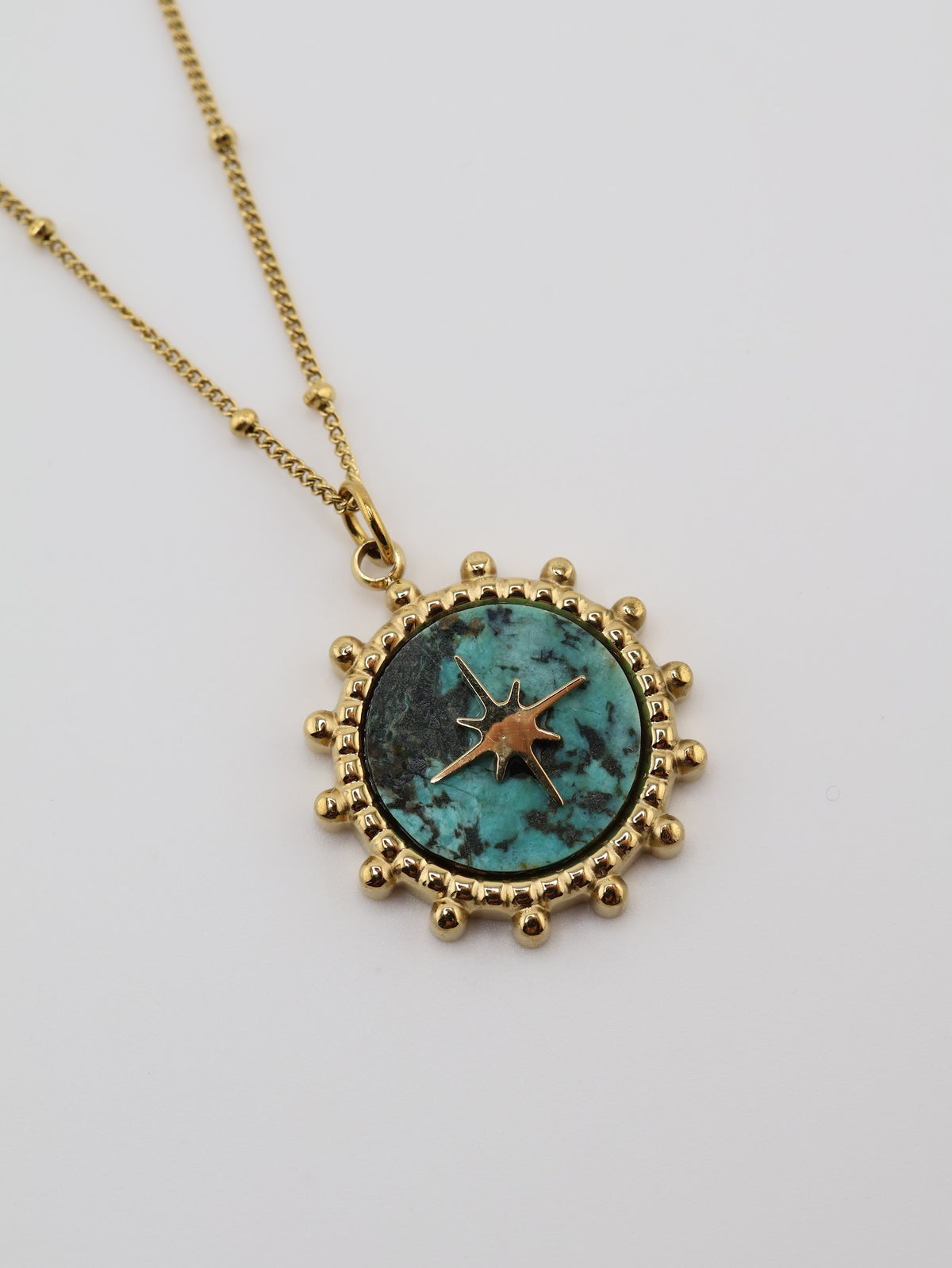Jada African Turquoise necklace — NOEVAH