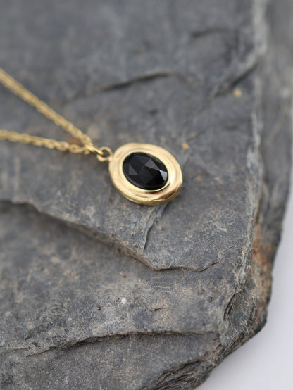 Amalya Necklace Black Agate