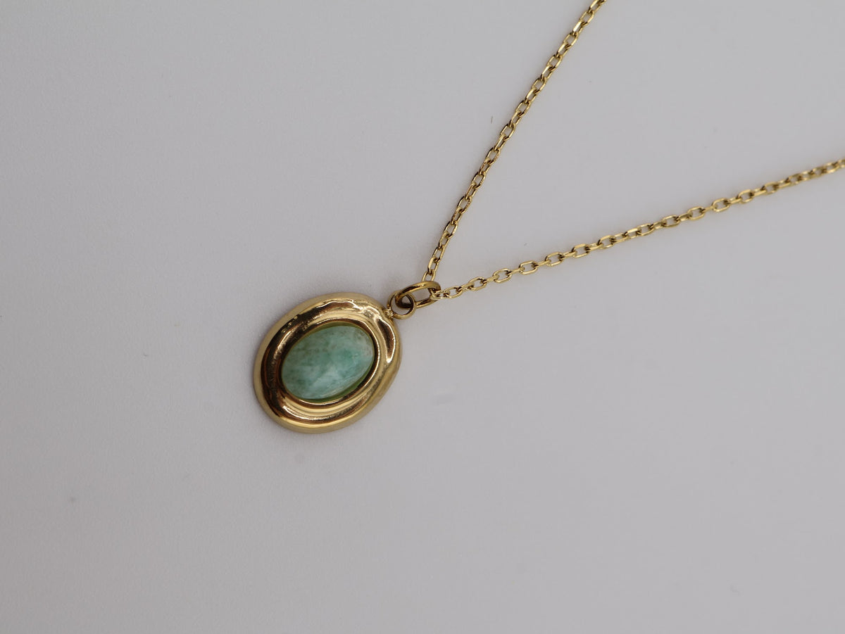 Amalya Necklace Amazonite necklace — NOEVAH