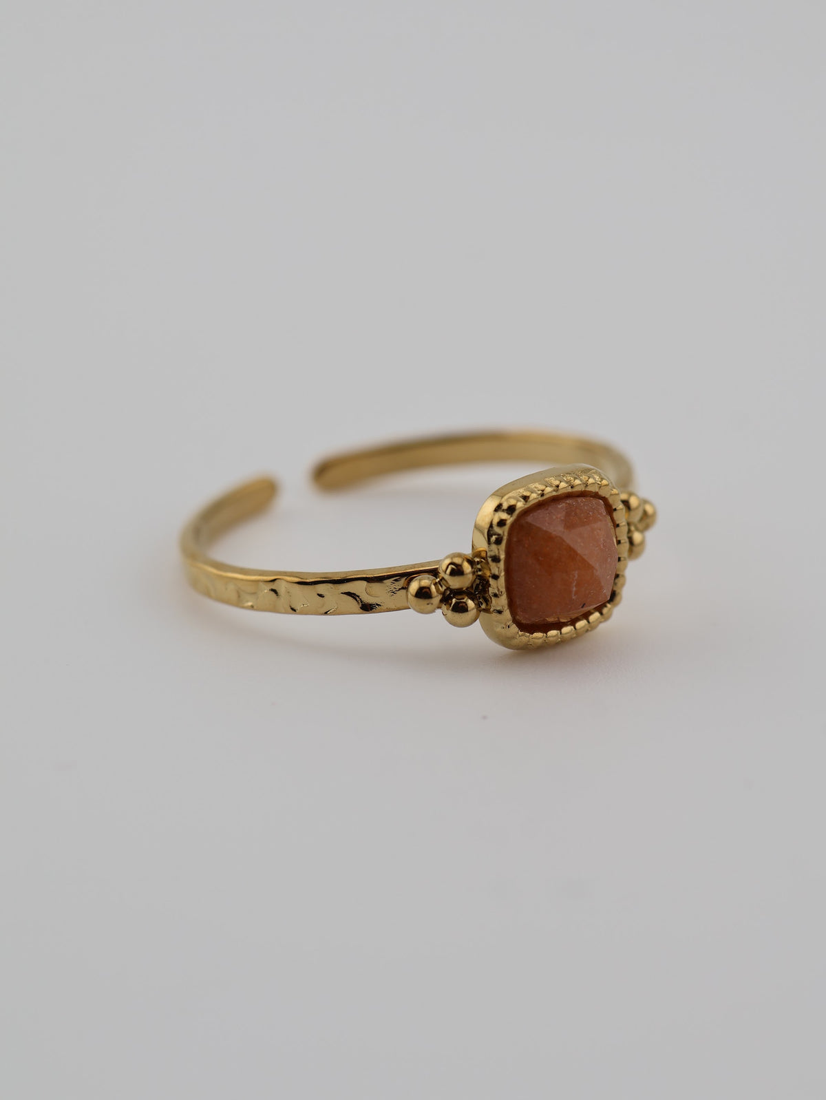 Belize Ring Orange Aventurine — NOEVAH